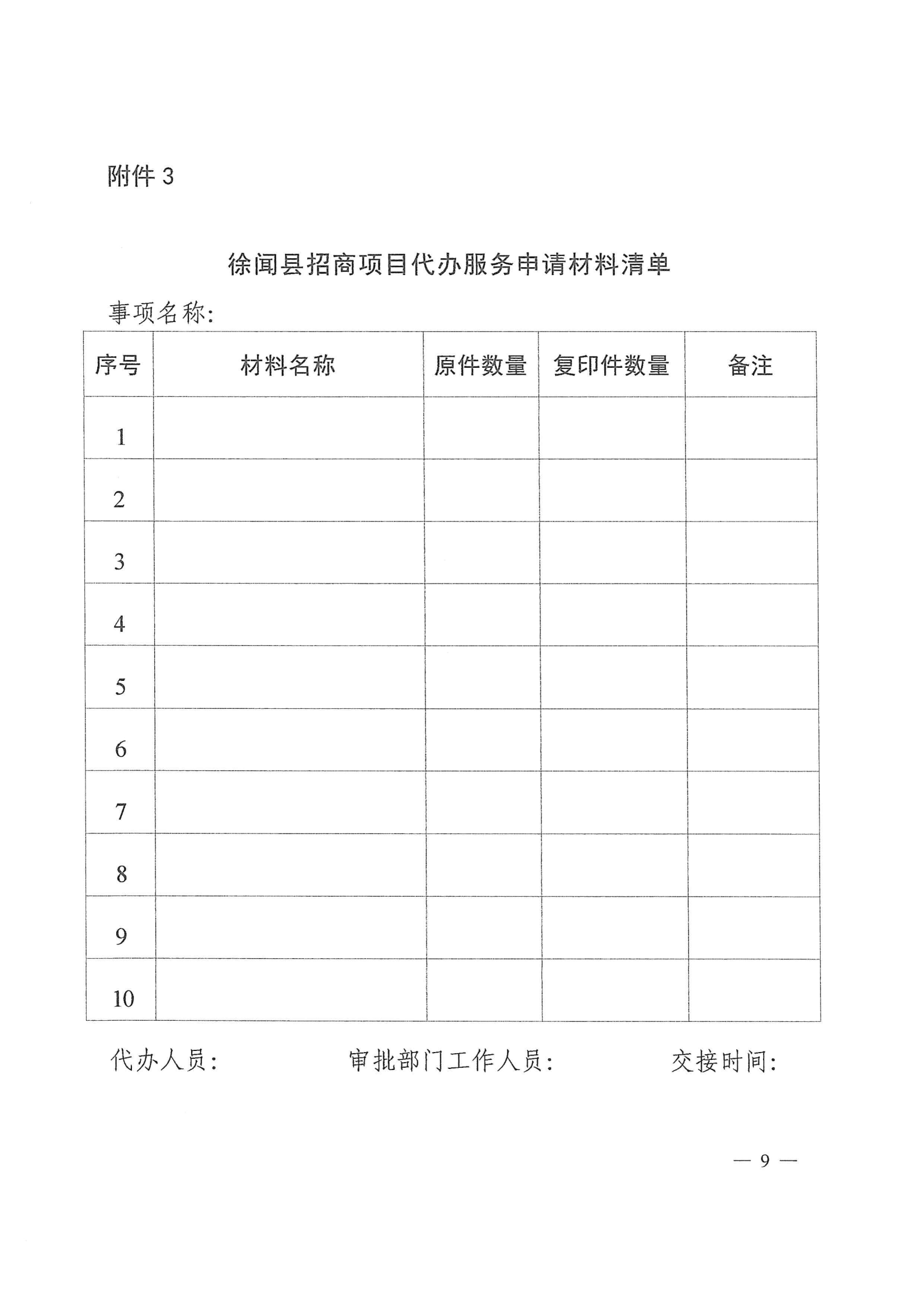 徐聞縣人民政府辦公室關于印發(fā)徐聞縣招商引資項目代辦服務實施方案的通知 徐府辦函〔2023〕77號_08.png