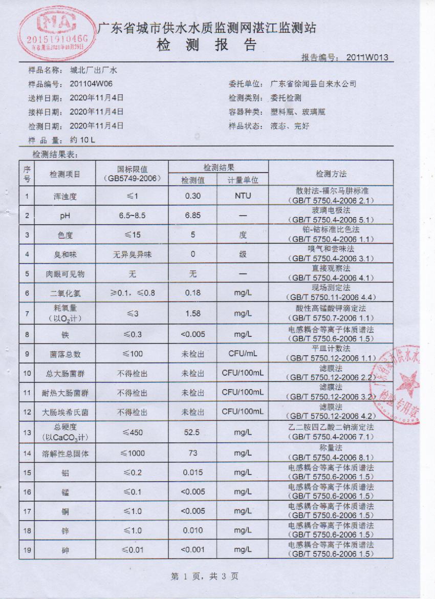 2020年11月份城北出廠水檢測報(bào)告1頁.jpg